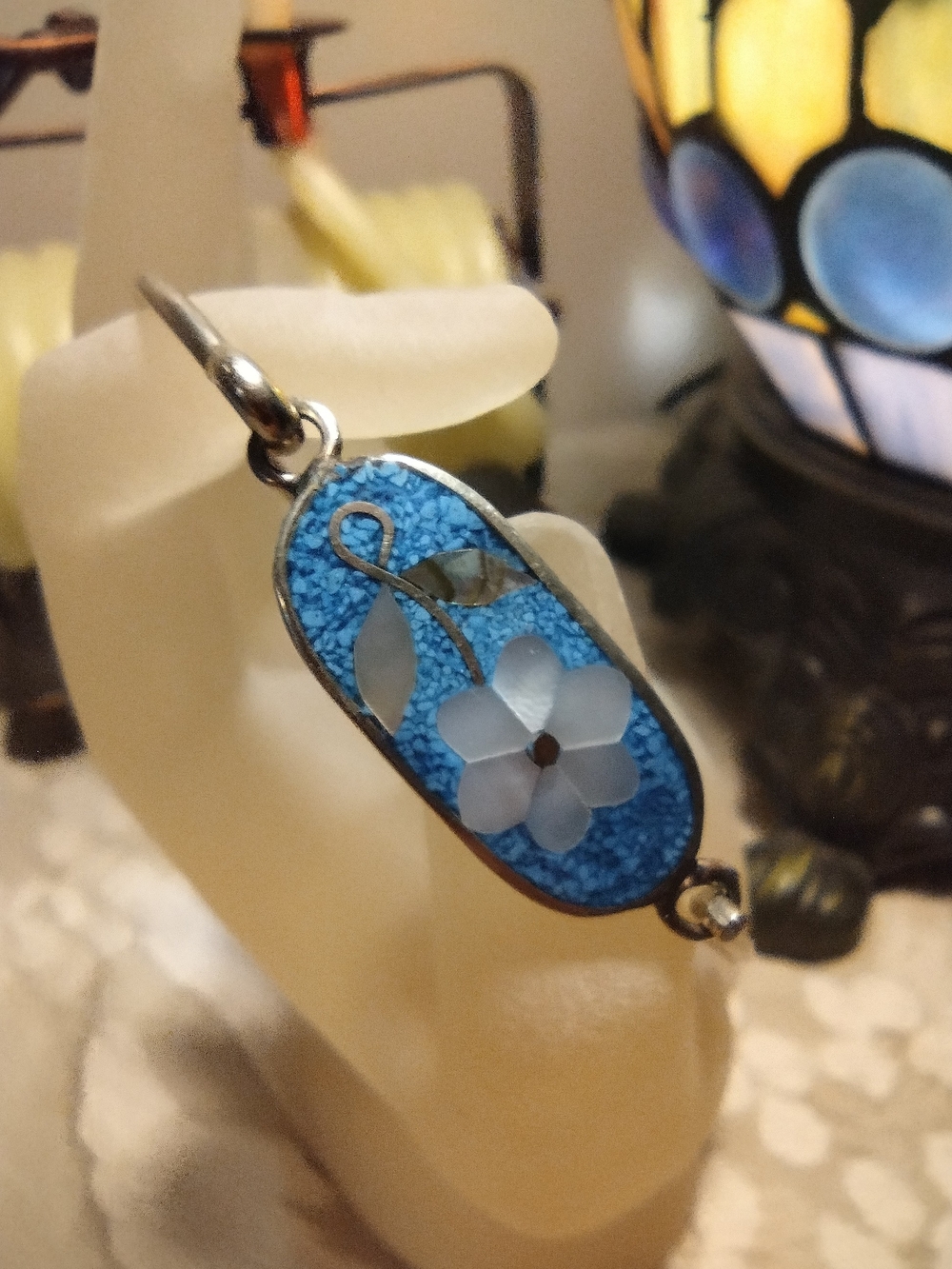 Alpaca Mother Of Pearl Bracelet Vintage